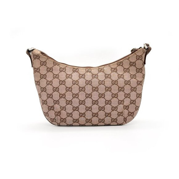 Gucci Vintage GG Pink Canvas Slim Pochette Mini Shoulder Bag COA Style #0050813 - Picture 2 of 13